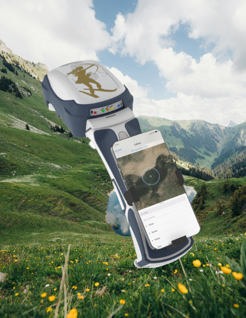 Eos Skadi Gold with Handheld attachment Phone