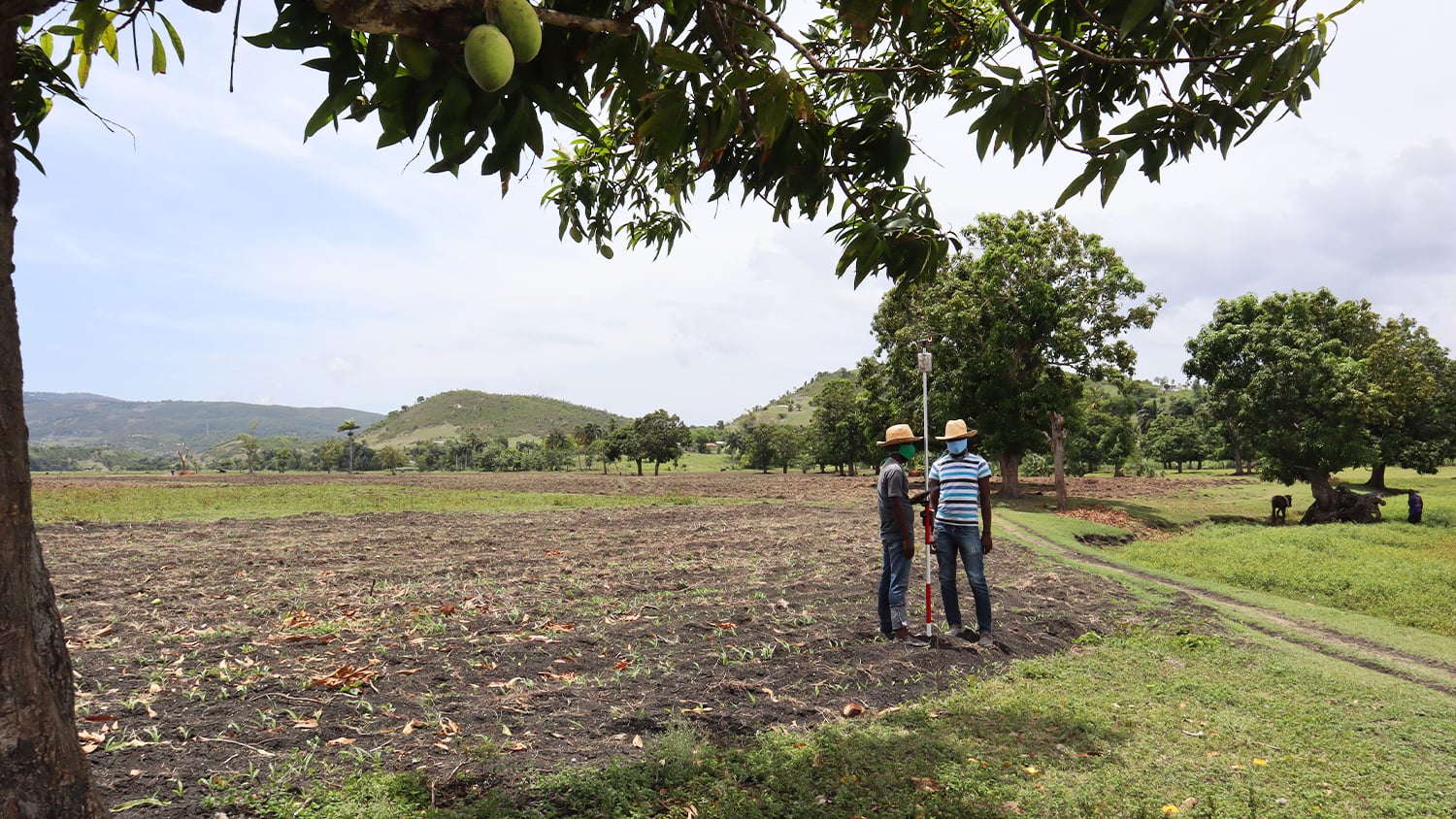 ADF Haiti mapping local agricultural co-op land boundaries with Eos Arrow GNSS