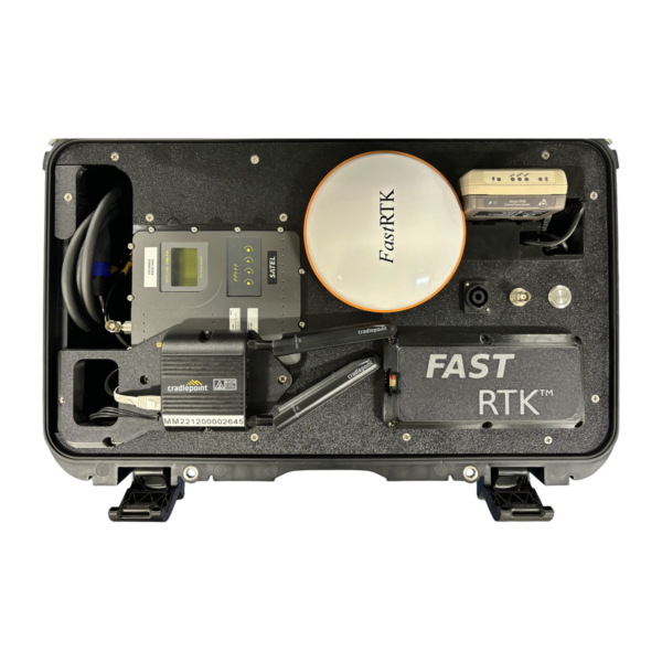 FastRTK Mobile Base station kit in its carrying case