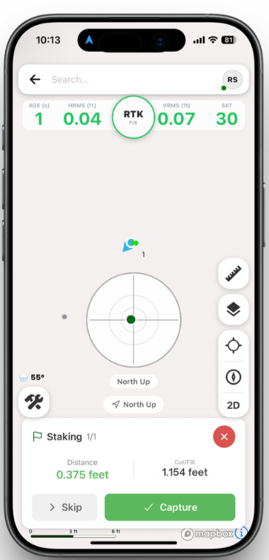 Screen shot of FastXY application.